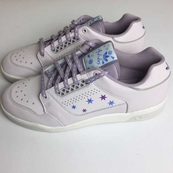 NWT Adidas Salmcourt lilac Sz 7 - Picture 2 of 7